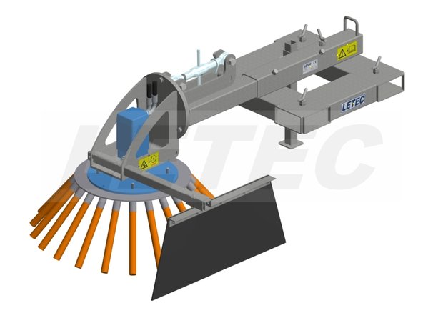 Hydraulische onkruidborstel